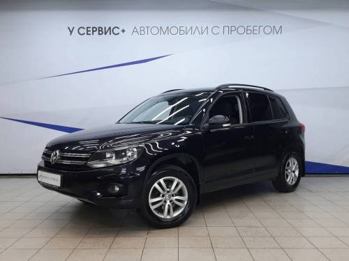 Черный Volkswagen Tiguan I Рестайлинг