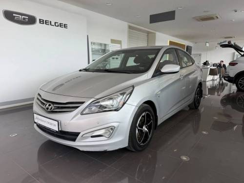 Серебряный Hyundai Solaris I Рестайлинг
