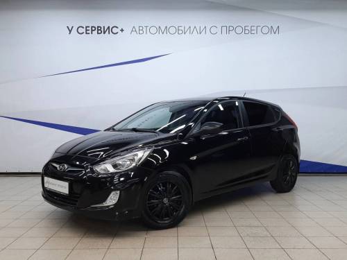 Черный Hyundai Solaris I