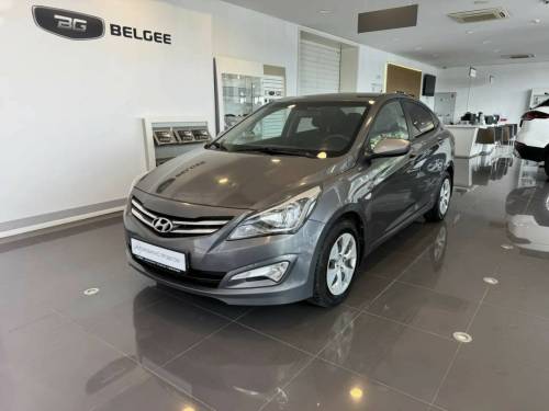 Серый Hyundai Solaris I Рестайлинг