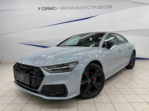 Черный Audi A7 II (4K)