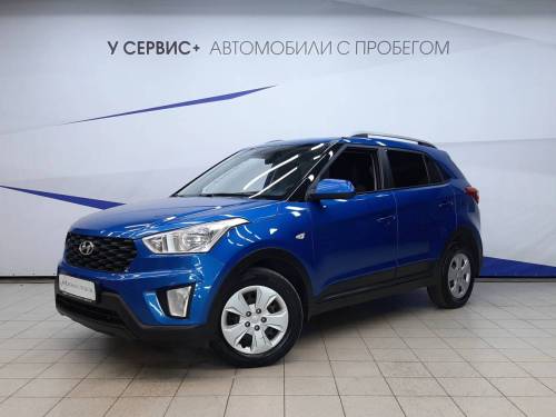 Синий Hyundai Creta I Рестайлинг