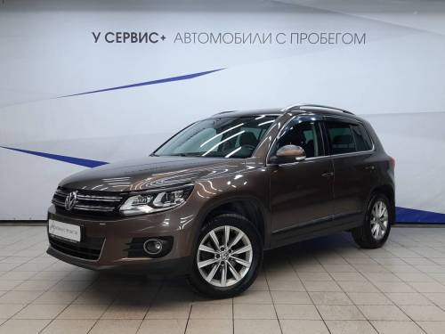 Коричневый Volkswagen Tiguan I Рестайлинг