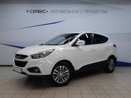 Белый Hyundai ix35 I Рестайлинг