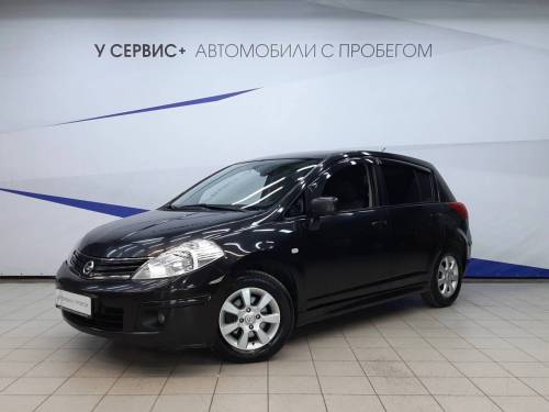 Черный Nissan Tiida I Рестайлинг