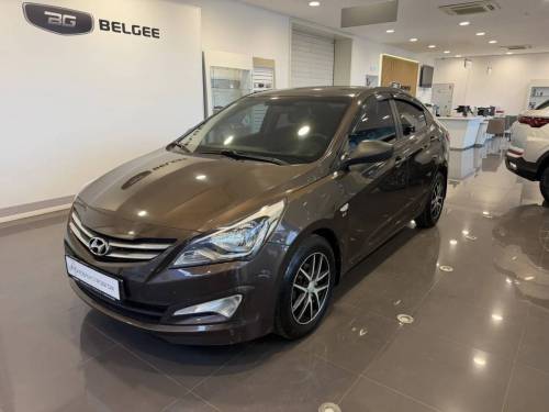 Коричневый Hyundai Solaris I Рестайлинг