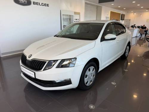 Белый Skoda Octavia III (A7) Рестайлинг