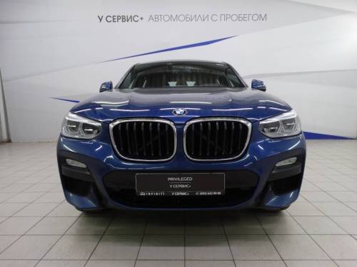 Синий BMW X4 II (G02)