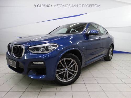 Синий BMW X4 II (G02)