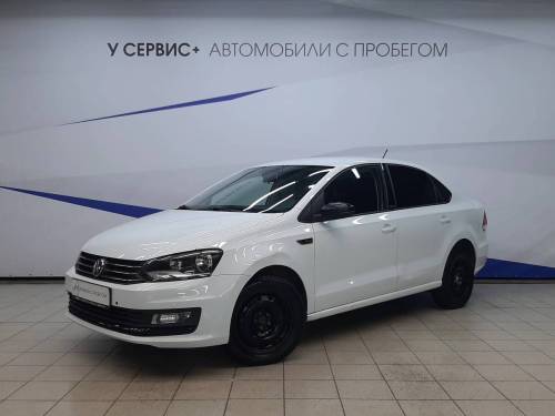 Белый Volkswagen Polo V Рестайлинг