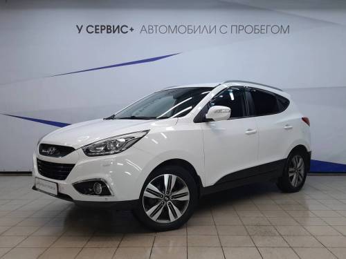 Белый Hyundai ix35 I Рестайлинг