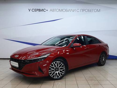 Красный Hyundai Elantra VII (CN7)