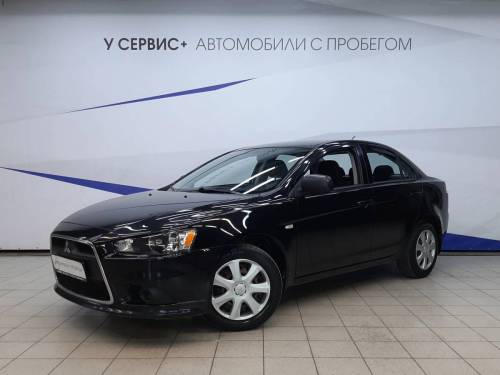 Черный Mitsubishi Lancer X Рестайлинг