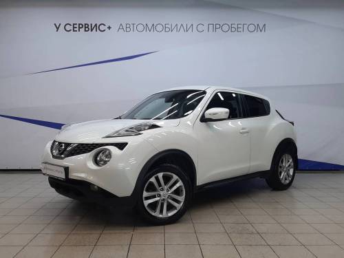 Белый Nissan Juke I Рестайлинг