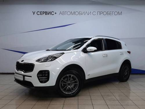 Белый Kia Sportage IV