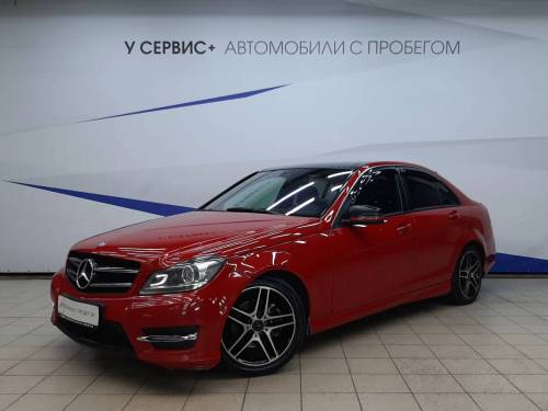 Красный Mercedes-Benz C-Класс III (W204) Рестайлинг