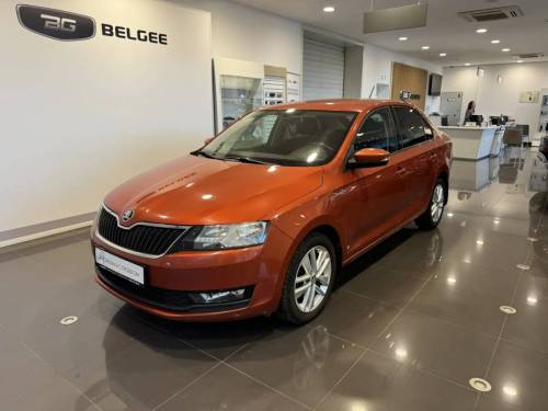Оранжевый Skoda Rapid I Рестайлинг