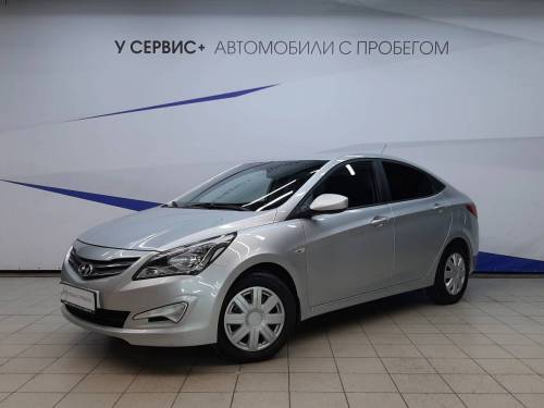 Серебряный Hyundai Solaris I Рестайлинг
