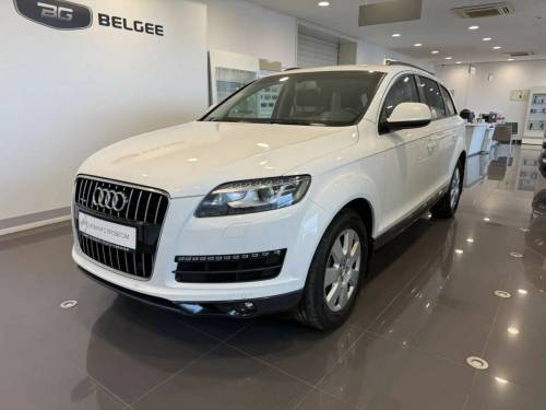 Белый Audi Q7 I (4L) Рестайлинг
