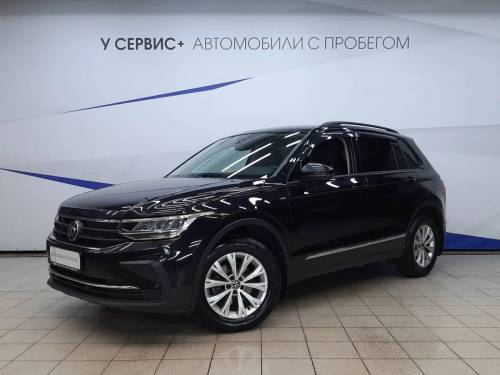 Черный Volkswagen Tiguan II Рестайлинг