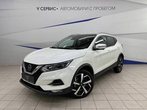 Белый Nissan Qashqai II Рестайлинг