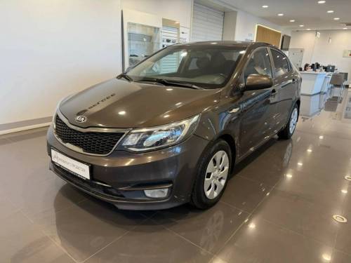 Коричневый Kia Rio III Рестайлинг