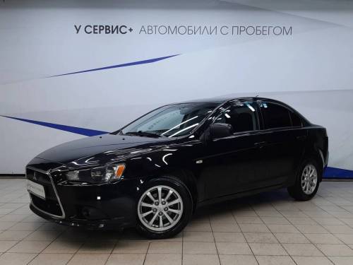 Черный Mitsubishi Lancer X Рестайлинг