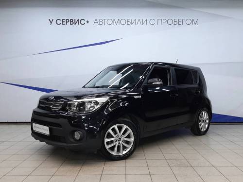 Черный Kia Soul II Рестайлинг