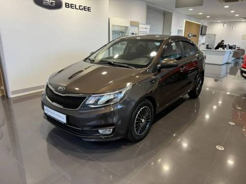 Коричневый Kia Rio III Рестайлинг