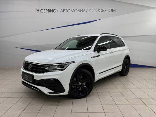 Белый Volkswagen Tiguan II Рестайлинг