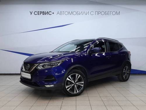 Синий Nissan Qashqai II Рестайлинг