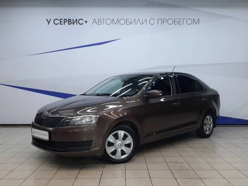 Коричневый Skoda Rapid I Рестайлинг