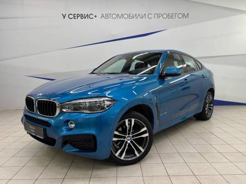 Голубой BMW X6 II (F16)