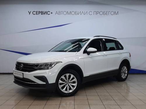 Белый Volkswagen Tiguan II