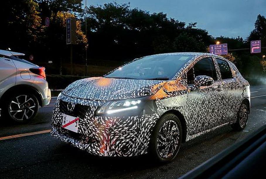 В Японии сфотографировали Nissan Note третьего поколения 