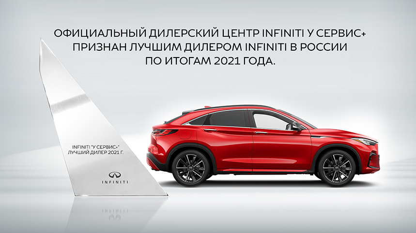 INFINITI «У Сервис+» - лучший Дилер в России!