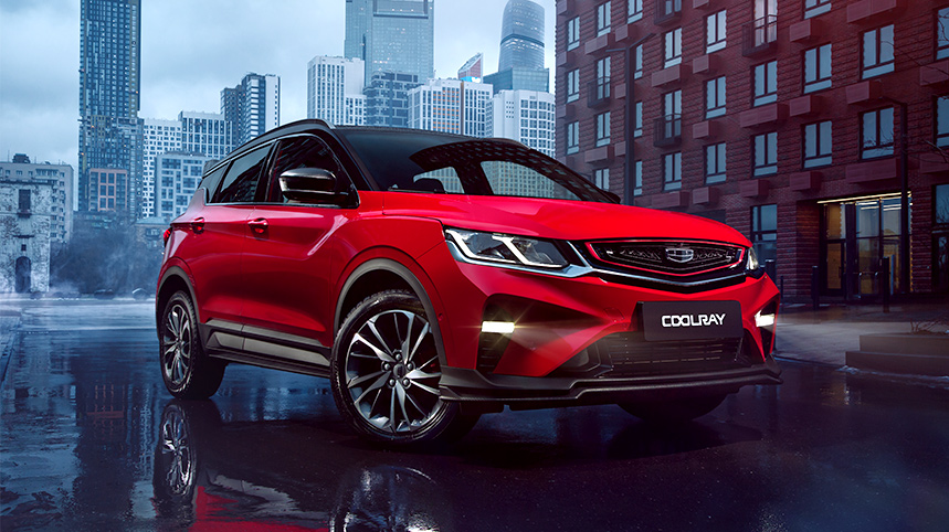 Geely Coolray стал самым продаваемым китайским автомобилем в России