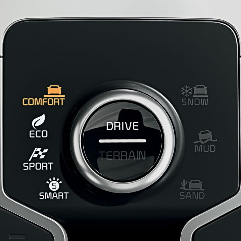 Выбор режимов движения Drive Mode